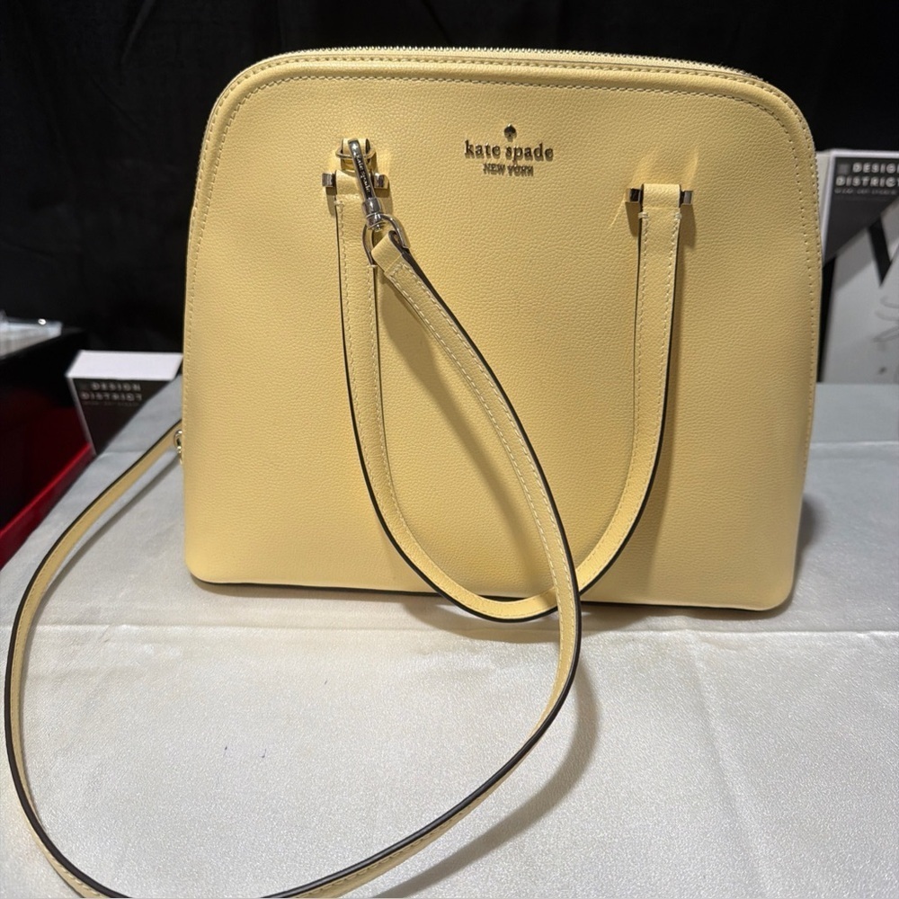 Kate spade yellow dome crossbody bag